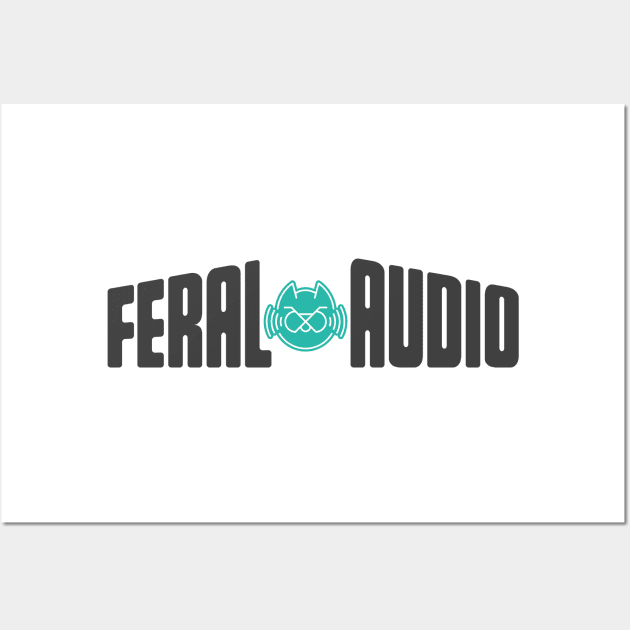 Feral Audio - Our Very Second Logo! (light version) Wall Art by Death To Feral (2012-18)